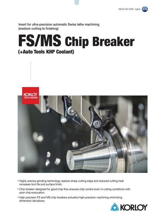 KORLOY - FS/MS Chip Breaker katalog