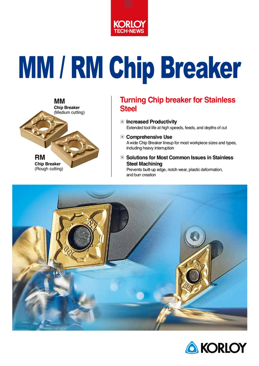 KORLOY - MM/RM Chip Breaker katalog