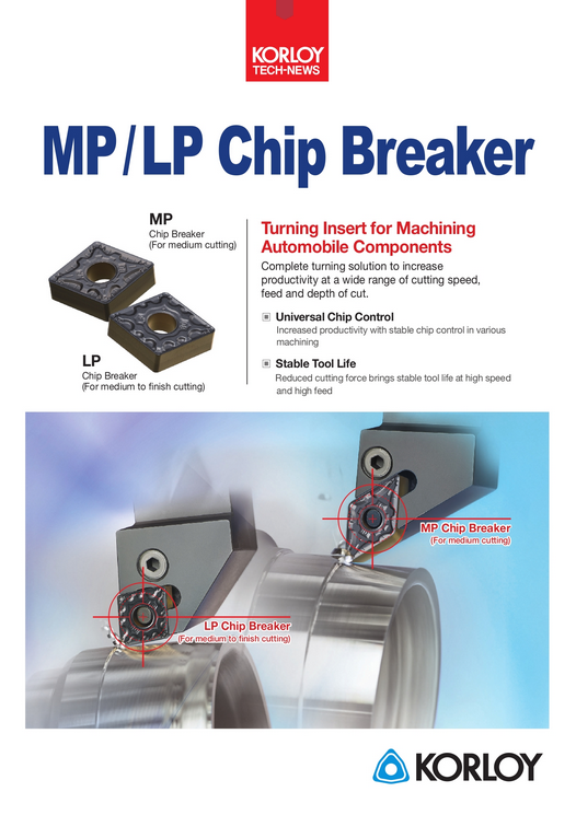 KORLOY - MP/LP Chip Breaker katalog