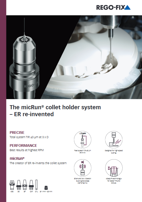 REGO-FIX - micRun® collet holder system–ER katalog