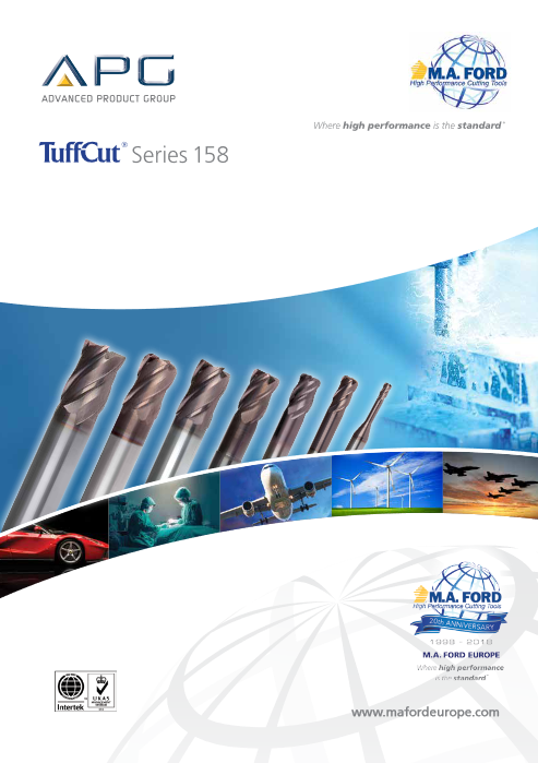 M.A. FORD - High Precision End Mills katalog