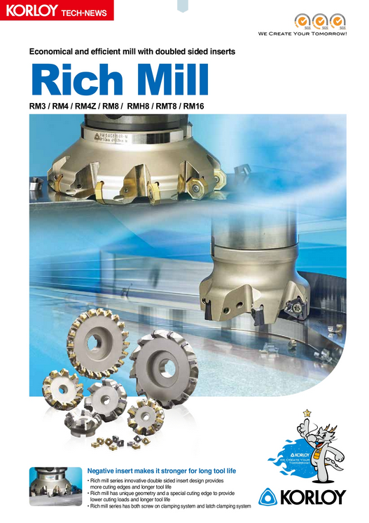 KORLOY - Rich Mill katalog